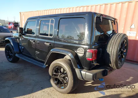 2023 Jeep Wrangler 4Xe Sahara 4X4 from USA, damaged, VIN 1C4JJXP63PW529437